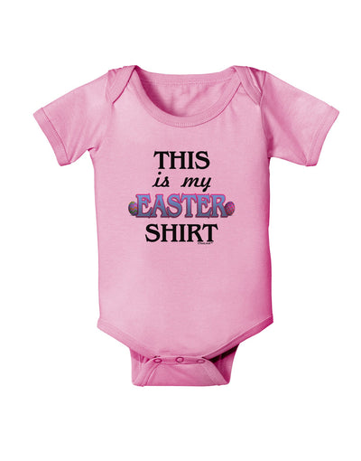 This Is My Easter Shirt Baby Romper Bodysuit-Baby Romper-TooLoud-Pink-06-Months-Davson Sales