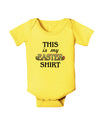 This Is My Easter Shirt Baby Romper Bodysuit-Baby Romper-TooLoud-Yellow-06-Months-Davson Sales