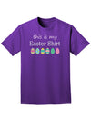 This Is My Easter Shirt Easter Adult Dark T-Shirt-Mens T-Shirt-TooLoud-Purple-Small-Davson Sales