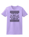 This Is My Ugly Christmas Sweater Womens T-Shirt-Womens T-Shirt-TooLoud-Lavender-X-Small-Davson Sales