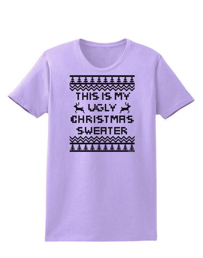 This Is My Ugly Christmas Sweater Womens T-Shirt-Womens T-Shirt-TooLoud-Lavender-X-Small-Davson Sales