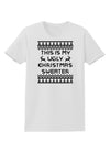 This Is My Ugly Christmas Sweater Womens T-Shirt-Womens T-Shirt-TooLoud-White-X-Small-Davson Sales