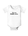 This Is My Zombie Costume - Halloween Baby Romper Bodysuit-Baby Romper-TooLoud-White-06-Months-Davson Sales