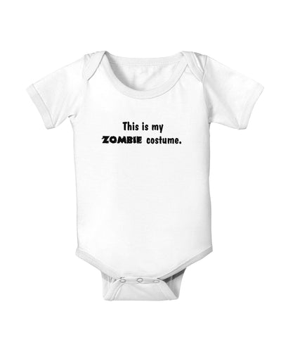 This Is My Zombie Costume - Halloween Baby Romper Bodysuit-Baby Romper-TooLoud-White-06-Months-Davson Sales