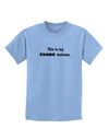 This Is My Zombie Costume - Halloween Childrens T-Shirt-Childrens T-Shirt-TooLoud-Light-Blue-X-Small-Davson Sales