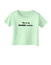 This Is My Zombie Costume - Halloween Infant T-Shirt-Infant T-Shirt-TooLoud-Light-Green-06-Months-Davson Sales