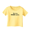 This Is My Zombie Costume - Halloween Infant T-Shirt-Infant T-Shirt-TooLoud-Daffodil-Yellow-06-Months-Davson Sales