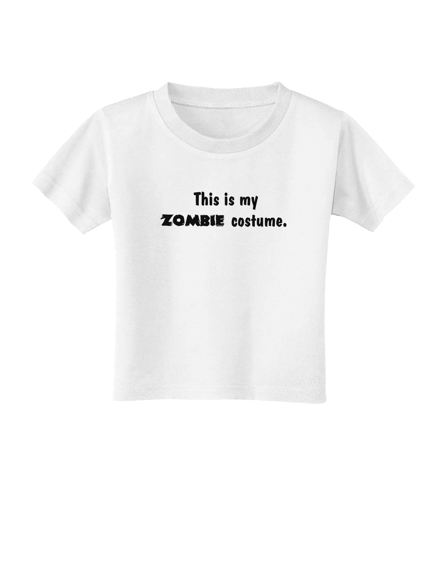 This Is My Zombie Costume - Halloween Toddler T-Shirt-Toddler T-Shirt-TooLoud-White-2T-Davson Sales