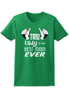 This Lady is the Best Mom Ever Womens Dark T-Shirt-TooLoud-Kelly-Green-X-Small-Davson Sales