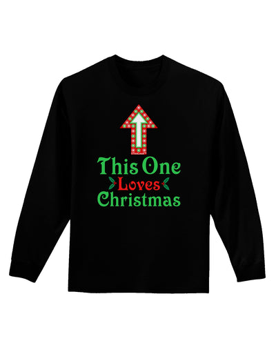 This One Loves Christmas Cute Adult Long Sleeve Dark T-Shirt-TooLoud-Black-Small-Davson Sales