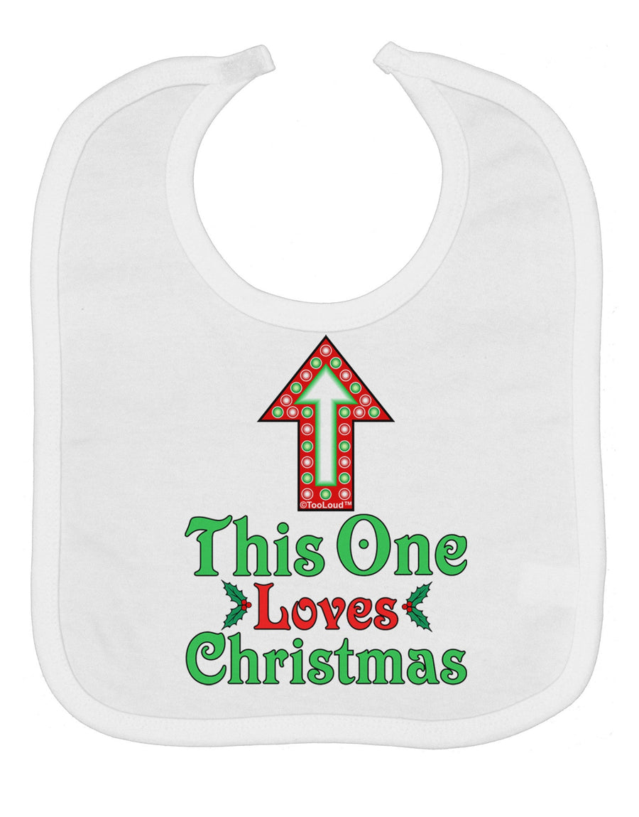 This One Loves Christmas Cute Baby Bib