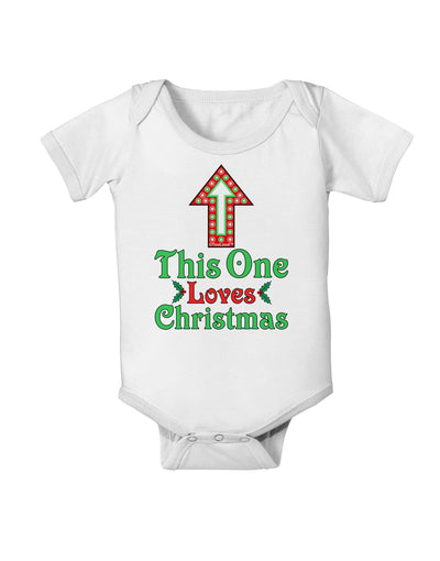 This One Loves Christmas Cute Baby Romper Bodysuit-Baby Romper-TooLoud-White-06-Months-Davson Sales