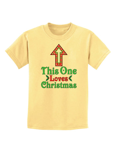 This One Loves Christmas Cute Childrens T-Shirt-Childrens T-Shirt-TooLoud-Daffodil-Yellow-X-Small-Davson Sales