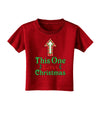 This One Loves Christmas Cute Toddler T-Shirt Dark-Toddler T-Shirt-TooLoud-Red-2T-Davson Sales