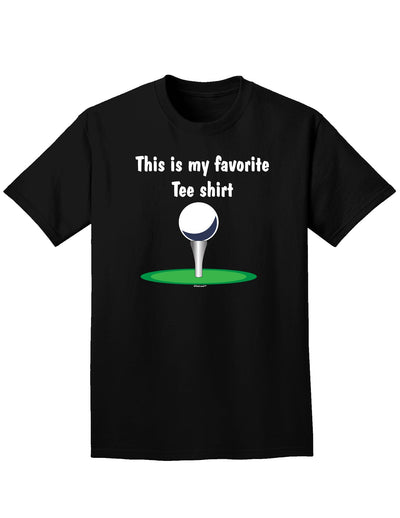 This is My Favorite Tee Shirt Adult Dark T-Shirt-Mens T-Shirt-TooLoud-Black-Small-Davson Sales