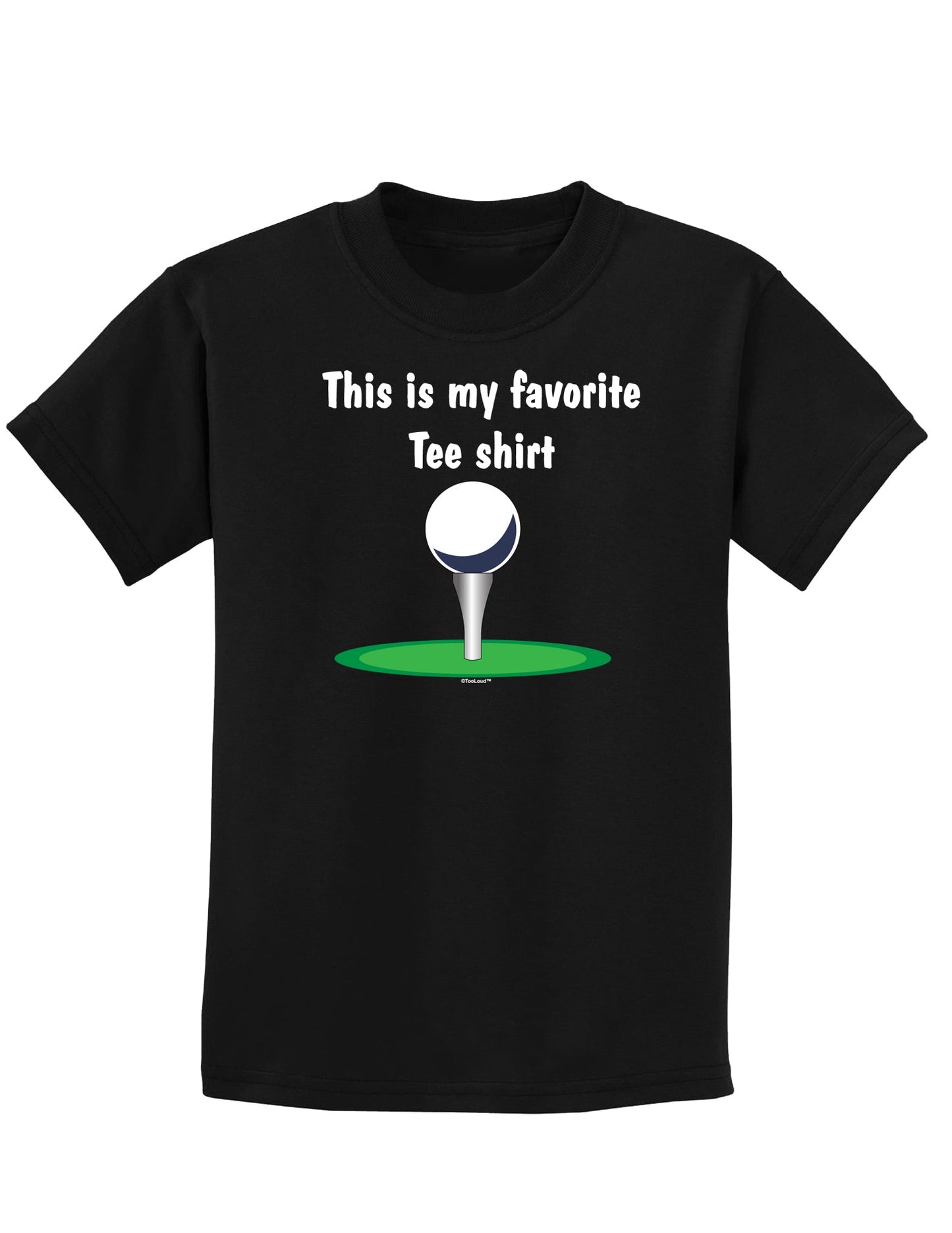 This is My Favorite Tee Shirt Childrens Dark T-Shirt-Childrens T-Shirt-TooLoud-Black-X-Small-Davson Sales