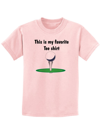 This is My Favorite Tee Shirt Childrens T-Shirt-Childrens T-Shirt-TooLoud-PalePink-X-Small-Davson Sales