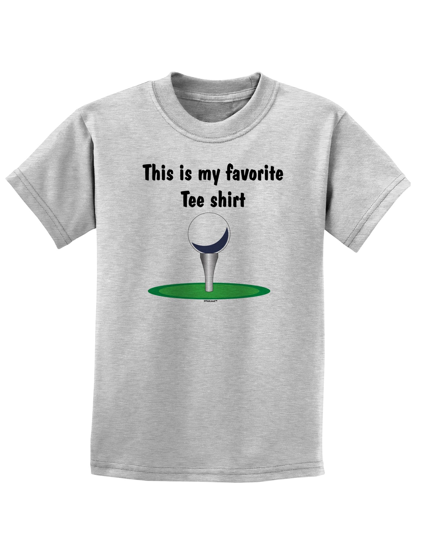 This is My Favorite Tee Shirt Childrens T-Shirt-Childrens T-Shirt-TooLoud-AshGray-X-Small-Davson Sales