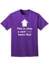 This is What a Cool Dad Looks Like Adult Dark T-Shirt-Mens T-Shirt-TooLoud-Purple-Small-Davson Sales