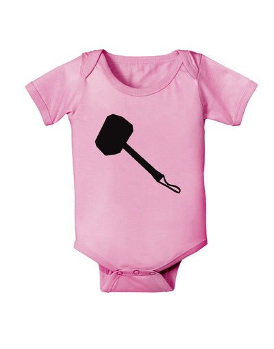 Thors Hammer Nordic Runes Lucky Odin Mjolnir Valhalla Baby Romper Bodysuit by TooLoud-TooLoud-Pink-06-Months-Davson Sales