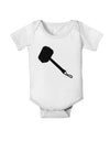 Thors Hammer Nordic Runes Lucky Odin Mjolnir Valhalla Baby Romper Bodysuit by TooLoud-TooLoud-White-06-Months-Davson Sales