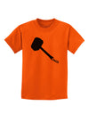 Thors Hammer Nordic Runes Lucky Odin Mjolnir Valhalla Childrens T-Shirt by TooLoud-TooLoud-Orange-X-Small-Davson Sales