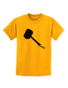 Thors Hammer Nordic Runes Lucky Odin Mjolnir Valhalla Childrens T-Shirt by TooLoud-TooLoud-Gold-X-Small-Davson Sales