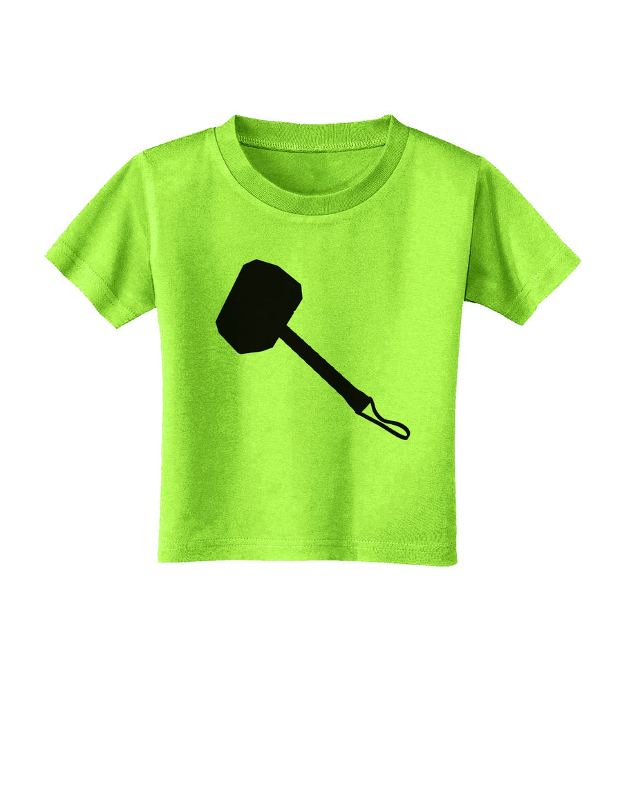 Thors Hammer Nordic Runes Lucky Odin Mjolnir Valhalla Toddler T-Shirt by TooLoud-TooLoud-White-2T-Davson Sales