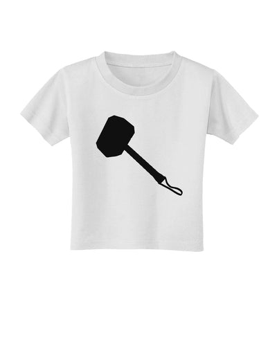 Thors Hammer Nordic Runes Lucky Odin Mjolnir Valhalla Toddler T-Shirt by TooLoud-TooLoud-White-2T-Davson Sales