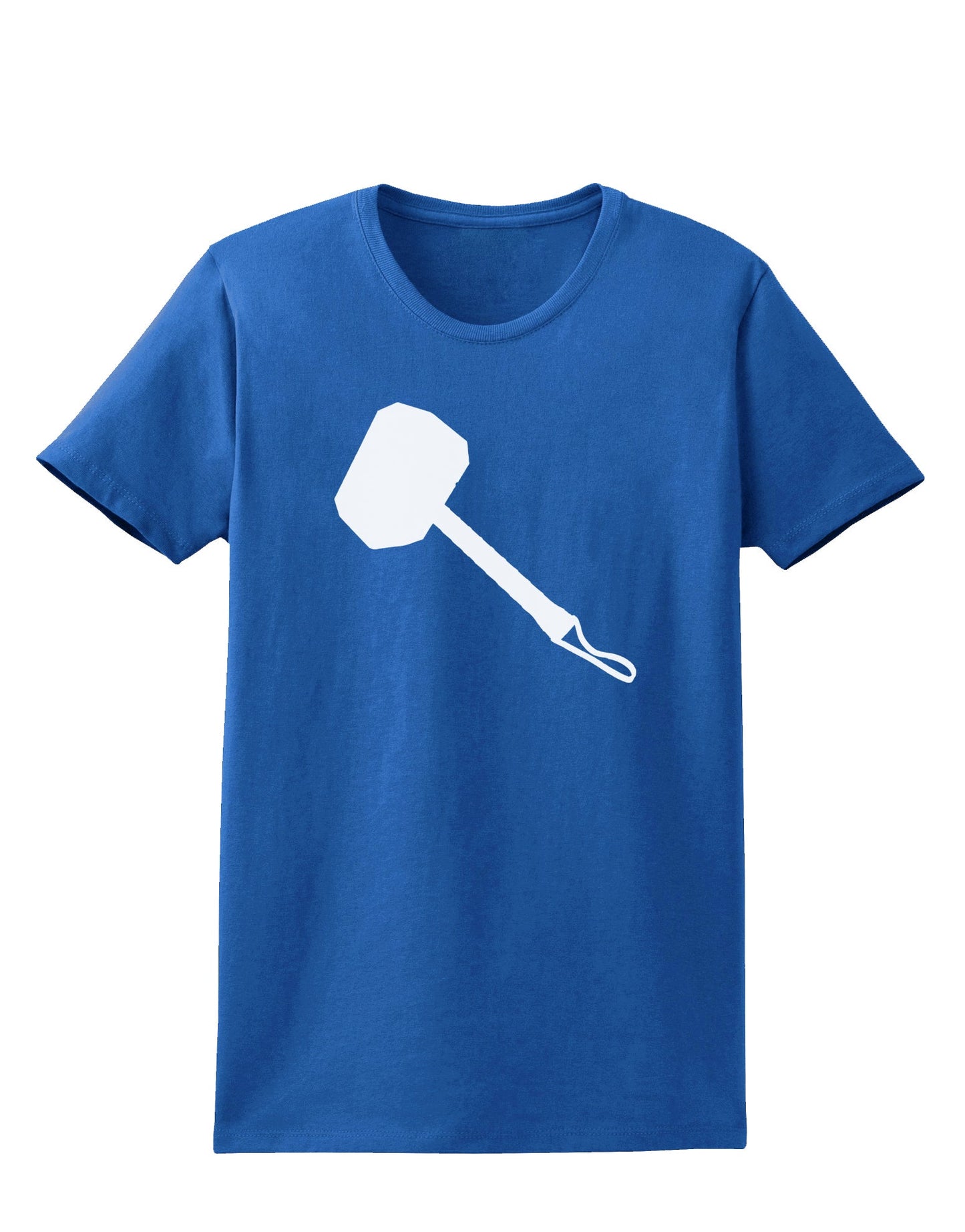 Thors Hammer Nordic Runes Lucky Odin Mjolnir Valhalla Womens Dark T-Shirt by TooLoud-TooLoud-Royal-Blue-X-Small-Davson Sales