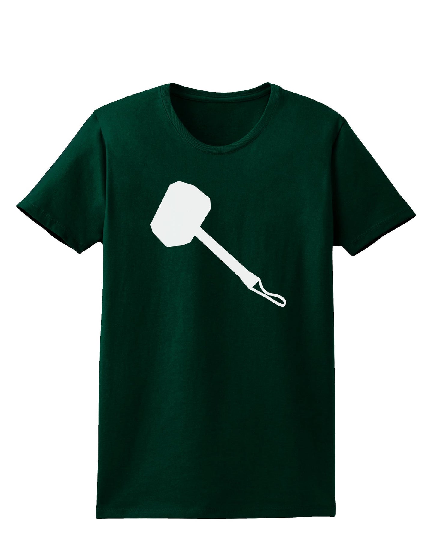 Thors Hammer Nordic Runes Lucky Odin Mjolnir Valhalla Womens Dark T-Shirt by TooLoud-TooLoud-Forest-Green-Small-Davson Sales