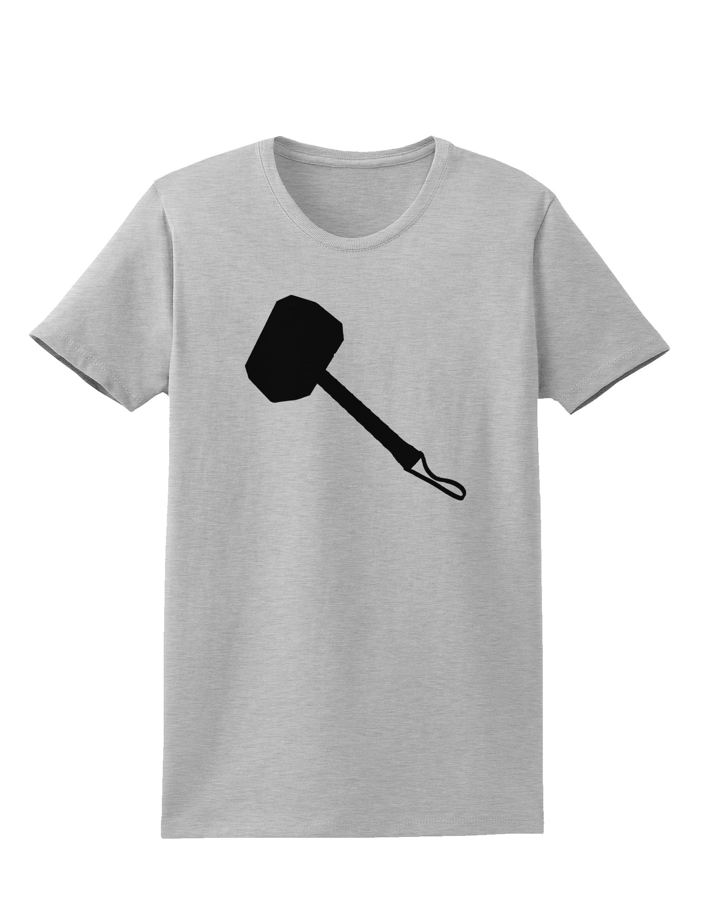 Thors Hammer Nordic Runes Lucky Odin Mjolnir Valhalla Womens T-Shirt by TooLoud-TooLoud-AshGray-X-Small-Davson Sales