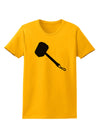 Thors Hammer Nordic Runes Lucky Odin Mjolnir Valhalla Womens T-Shirt by TooLoud-TooLoud-Gold-X-Small-Davson Sales