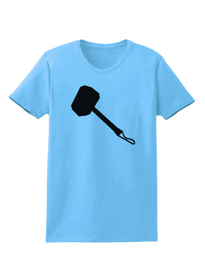 Thors Hammer Nordic Runes Lucky Odin Mjolnir Valhalla Womens T-Shirt by TooLoud-TooLoud-Aquatic-Blue-X-Small-Davson Sales