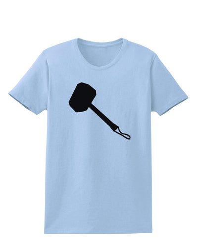 Thors Hammer Nordic Runes Lucky Odin Mjolnir Valhalla Womens T-Shirt by TooLoud-TooLoud-Light-Blue-X-Small-Davson Sales