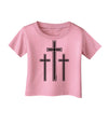 Three Cross Design - Easter Infant T-Shirt by TooLoud-Infant T-Shirt-TooLoud-Candy-Pink-06-Months-Davson Sales