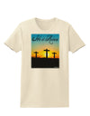 Three Crosses Sunrise - He Is Risen Womens T-Shirt by TooLoud-Womens T-Shirt-TooLoud-Natural-X-Small-Davson Sales