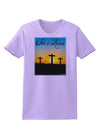 Three Crosses Sunrise - He Is Risen Womens T-Shirt by TooLoud-Womens T-Shirt-TooLoud-Lavender-X-Small-Davson Sales