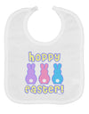 Three Easter Bunnies - Hoppy Easter Baby Bib by TooLoud