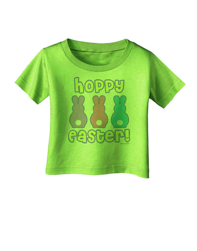 Three Easter Bunnies - Hoppy Easter Infant T-Shirt by TooLoud-Infant T-Shirt-TooLoud-Lime-Green-06-Months-Davson Sales