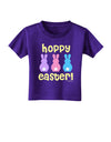 Three Easter Bunnies - Hoppy Easter Toddler T-Shirt Dark by TooLoud-Toddler T-Shirt-TooLoud-Purple-2T-Davson Sales