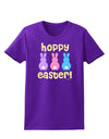 Three Easter Bunnies - Hoppy Easter Womens Dark T-Shirt by TooLoud-Womens T-Shirt-TooLoud-Purple-X-Small-Davson Sales