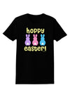 Three Easter Bunnies - Hoppy Easter Womens Dark T-Shirt by TooLoud-Womens T-Shirt-TooLoud-Black-X-Small-Davson Sales