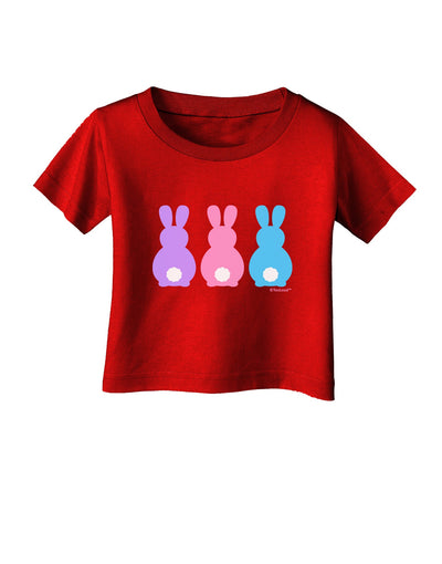 Three Easter Bunnies - Pastels Infant T-Shirt Dark by TooLoud-Infant T-Shirt-TooLoud-Red-06-Months-Davson Sales