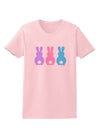 Three Easter Bunnies - Pastels Womens T-Shirt by TooLoud-Womens T-Shirt-TooLoud-PalePink-X-Small-Davson Sales