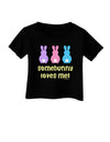 Three Easter Bunnies - Somebunny Loves Me Infant T-Shirt Dark by TooLoud-Infant T-Shirt-TooLoud-Black-06-Months-Davson Sales