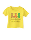 Three Easter Bunnies - Somebunny Loves Me Infant T-Shirt by TooLoud-Infant T-Shirt-TooLoud-Yellow-06-Months-Davson Sales