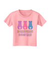 Three Easter Bunnies - Somebunny Loves Me Toddler T-Shirt by TooLoud-Toddler T-Shirt-TooLoud-Candy-Pink-2T-Davson Sales