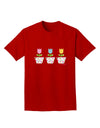 Three Easter Tulips Adult Dark T-Shirt by TooLoud-Mens T-Shirt-TooLoud-Red-Small-Davson Sales