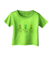 Three Easter Tulips Infant T-Shirt by TooLoud-Infant T-Shirt-TooLoud-Lime-Green-06-Months-Davson Sales